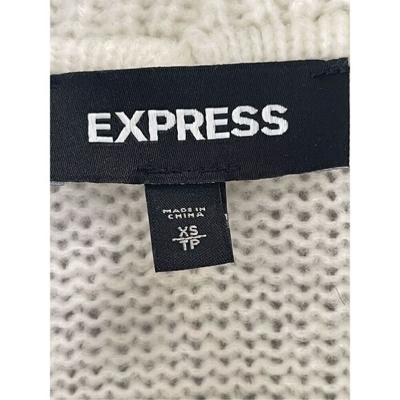 Express cream cowl neck sweater Size XS - Picture 5 of 7